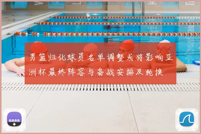 男篮归化球员名单调整或将影响亚洲杯最终阵容与备战安排及轮换